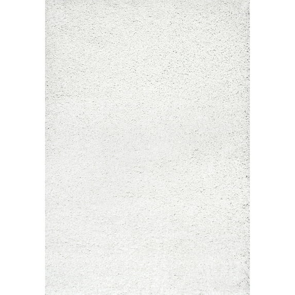 nuLOOM Marleen Contemporary Shag Area Rug, 6', Off White