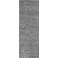 thumbnail image 1 of nuLOOM Marleen Contemporary Shag Runner Rug, 2' 6" x 6', Gray, 1 of 4