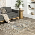 thumbnail image 1 of nuLOOM Marley Traditional Medallion Fringe Beige 2' x 3' Transitional Area Rug, 1 of 9