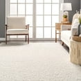 thumbnail image 1 of nuLOOM Marlow Machine Washable Soft Shaggy Faux Sheepskin Area Rug, 3' x 5', Marlow Off-white, 1 of 11