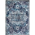 thumbnail image 1 of nuLOOM Maryanne Medallion Area Rug, 4' x 6', Blue, 1 of 4