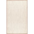 thumbnail image 1 of nuLOOM Maryjo Bordered Sisal Area Rug, 4' x 6', Beige, 1 of 2