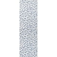 thumbnail image 1 of nuLOOM Mason Machine Washable Contemporary Leopard Print Runner Rug, 2' 6" x 12', Blue, 1 of 2