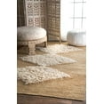 thumbnail image 1 of nuLOOM Melida Diamond Wool Area Rug, 5' x 8', Off White, 1 of 2