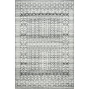 nuLOOM Melina Distressed Grecian Area Rug, 4 x 6, Gray