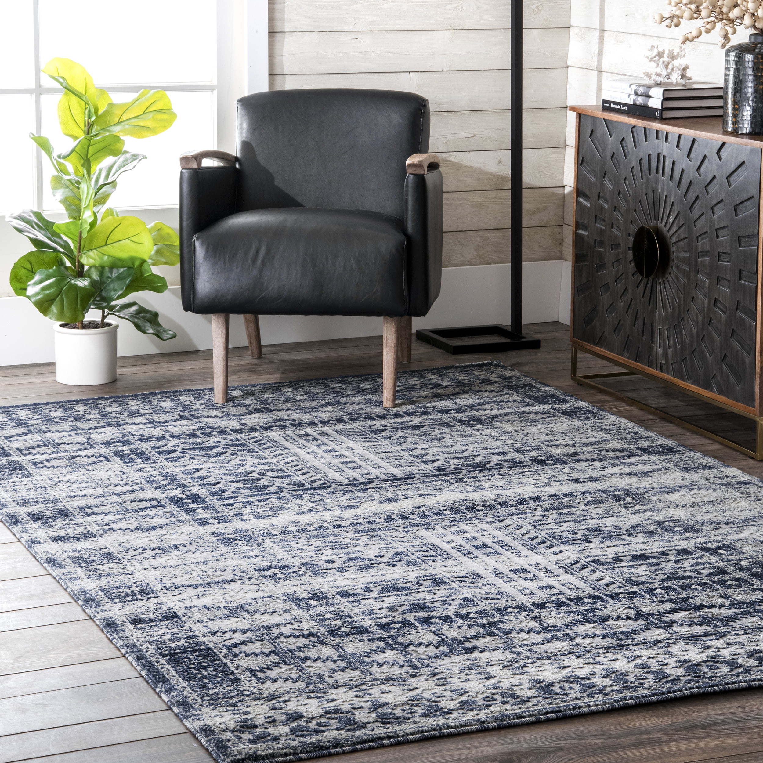 Nuloom Spring Area Rug nuLOOM Melina Distressed Grecian Area Rug, 5' x 7' 5
