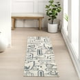 thumbnail image 1 of nuLOOM Milani Contemporary Machine Washable Indoor/Outdoor Area Rug, 2' x 8', Runner, Milani Navy, 1 of 11