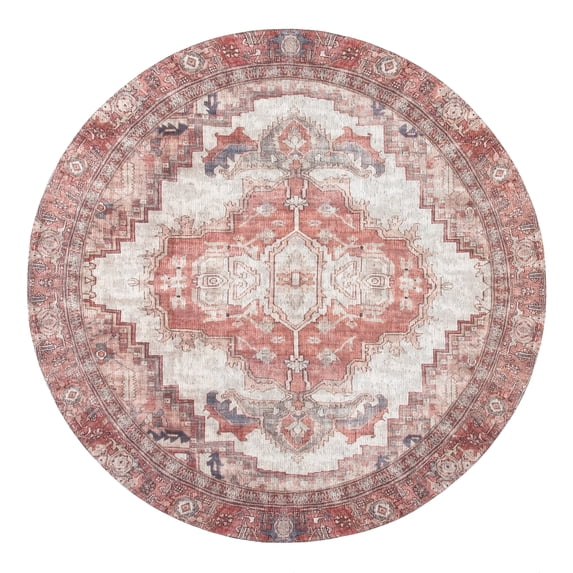 nuLOOM Minna Vintage Area Rug, 6' 7" x 9' 6", Multi