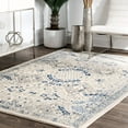 thumbnail image 1 of nuLOOM Minta Vintage Area Rug, 8' x 10', Blue, 1 of 4