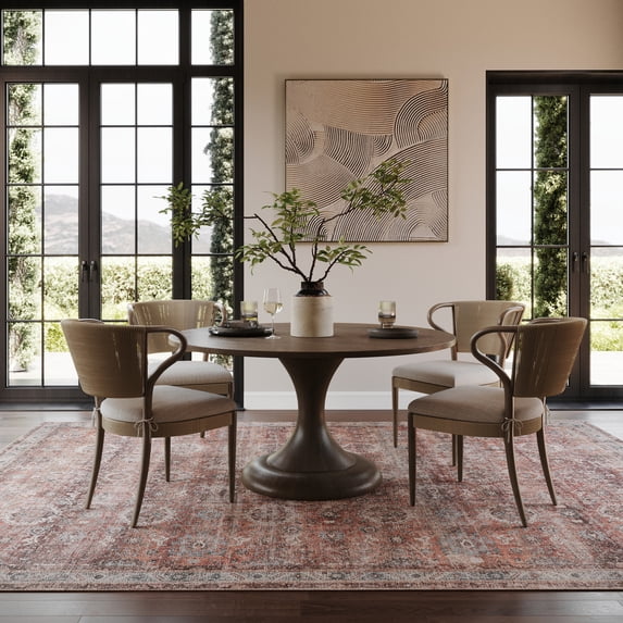 nuLOOM Mirelli Antiqued Jute-Blend Area Rug, 2' 6" x 6', Runner, Mirelli Red