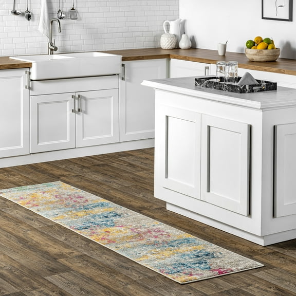 nuLOOM Monet Modern Abstract Area Rug, 2' 6" x 6', Multi