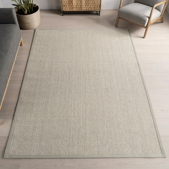nuLOOM Monica Geometric Wool Area Rug, 6' x 9', Grey