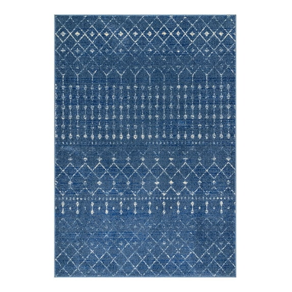 nuLOOM Moroccan Blythe Area Rug, 4' Square, Black
