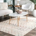 thumbnail image 1 of nuLOOM Moroccan Blythe Area Rug, 4' Square, Light Multi, 1 of 7