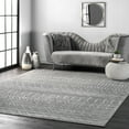 nuLOOM Moroccan Blythe Area Rug, 4' x 6', Dark Gray