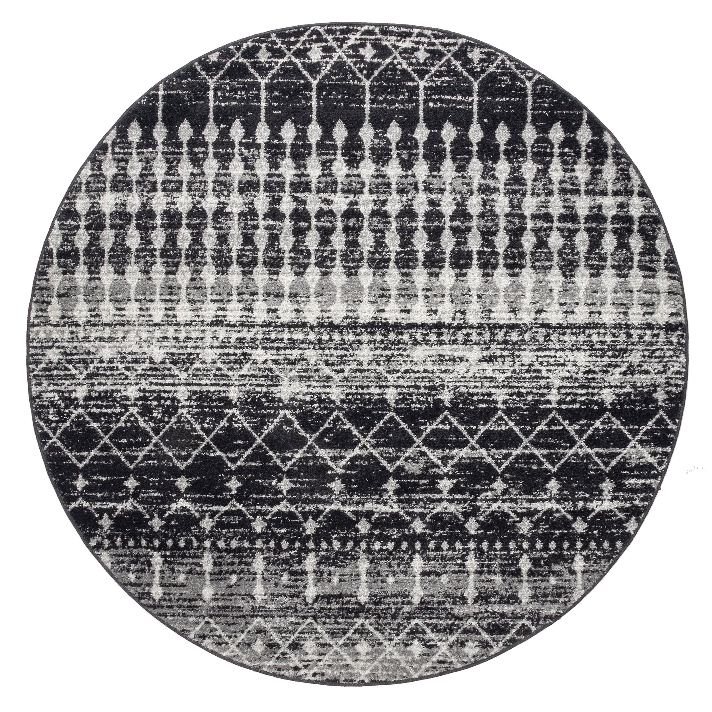 nuLOOM Moroccan Blythe Area Rug, 5' x 8' Oval, Black