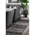 thumbnail image 1 of nuLOOM Moroccan Blythe Black 2' 6" x 10' Transitional Runner Rug, 1 of 4