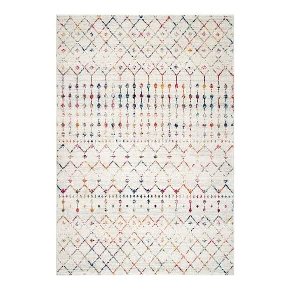nuLOOM Moroccan Blythe Black 3' x 5' Transitional Oval Rug