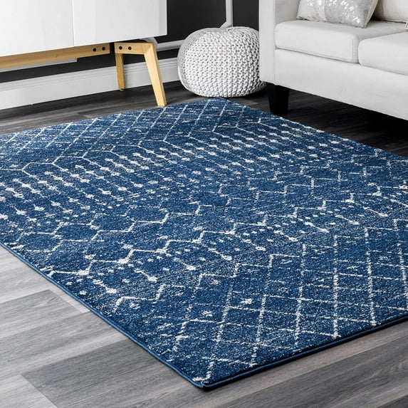 nuLOOM Moroccan Blythe Blue 2' x 3' Transitional Area Rug