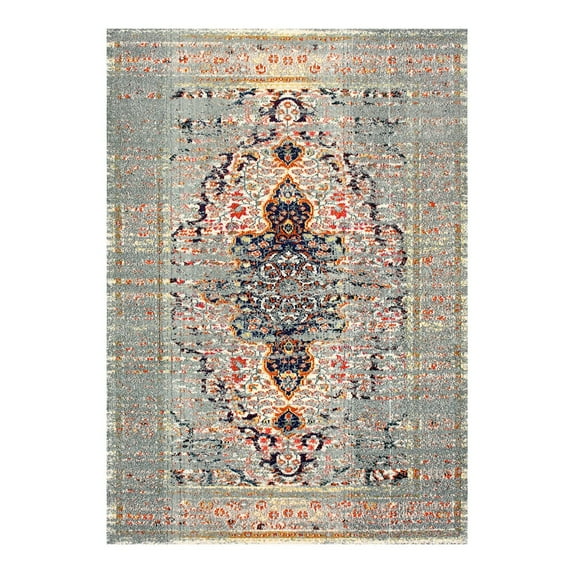nuLOOM Moroccan Blythe Dark Blue 6' 7" x 9' Transitional Area Rug