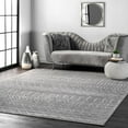 thumbnail image 1 of nuLOOM Moroccan Blythe Dark Grey 10' Transitional Square Rug, 1 of 4