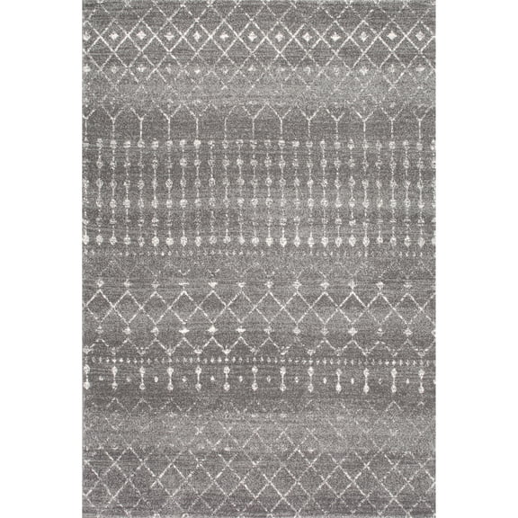 nuLOOM Moroccan Blythe Dark Grey 10' x 14' Transitional Area Rug