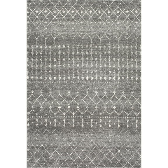 nuLOOM Moroccan Blythe Dark Grey 2' x 3' Transitional Area Rug