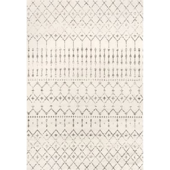 nuLOOM Moroccan Blythe Grey 2' x 3' Transitional Area Rug