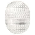 thumbnail image 1 of nuLOOM Moroccan Blythe Grey 6' 7" x 9' Transitional Oval Rug, 1 of 5