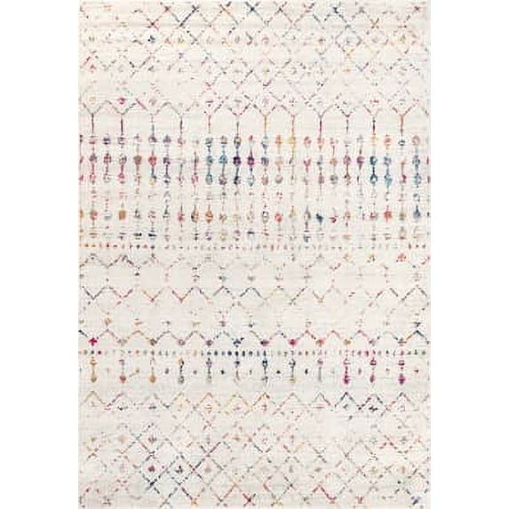 nuLOOM Moroccan Blythe Light Multi 10' x 14' Transitional Area Rug