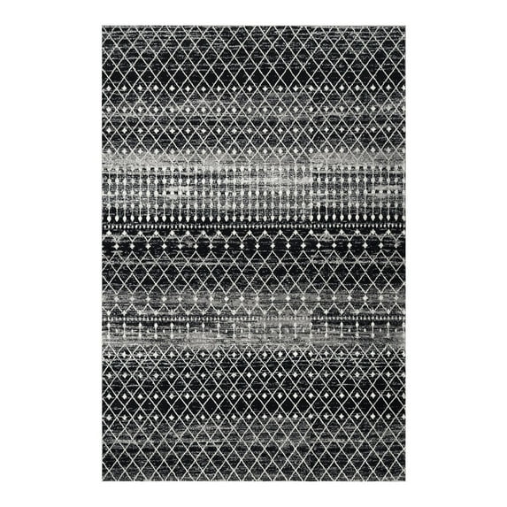 nuLOOM Moroccan Blythe Light Multi 5' x 8' Transitional Oval Rug