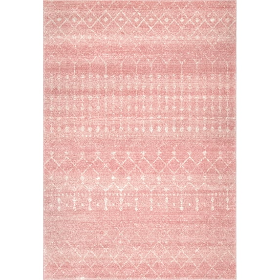 nuLOOM Moroccan Blythe Pink 3' x 5' Transitional Area Rug