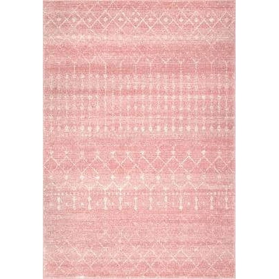 nuLOOM Moroccan Blythe Pink 4' x 6' Transitional Area Rug