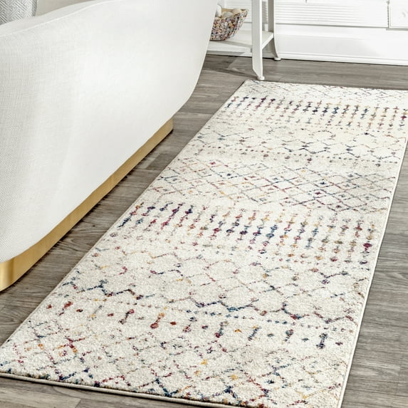 nuLOOM Moroccan Blythe Runner Rug, 2' 6" x 20', Light Multi