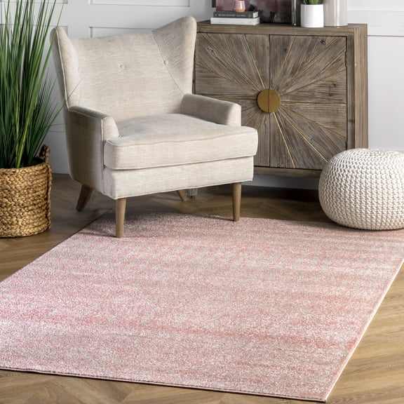 nuLOOM Moroccan Blythe Transitional Machine Made Pink Moroccan Area Rug, 2' x 3'