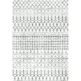 thumbnail image 1 of nuLOOM Moroccan Blythe White and Black 8' x 10' Transitional Area Rug, 1 of 9