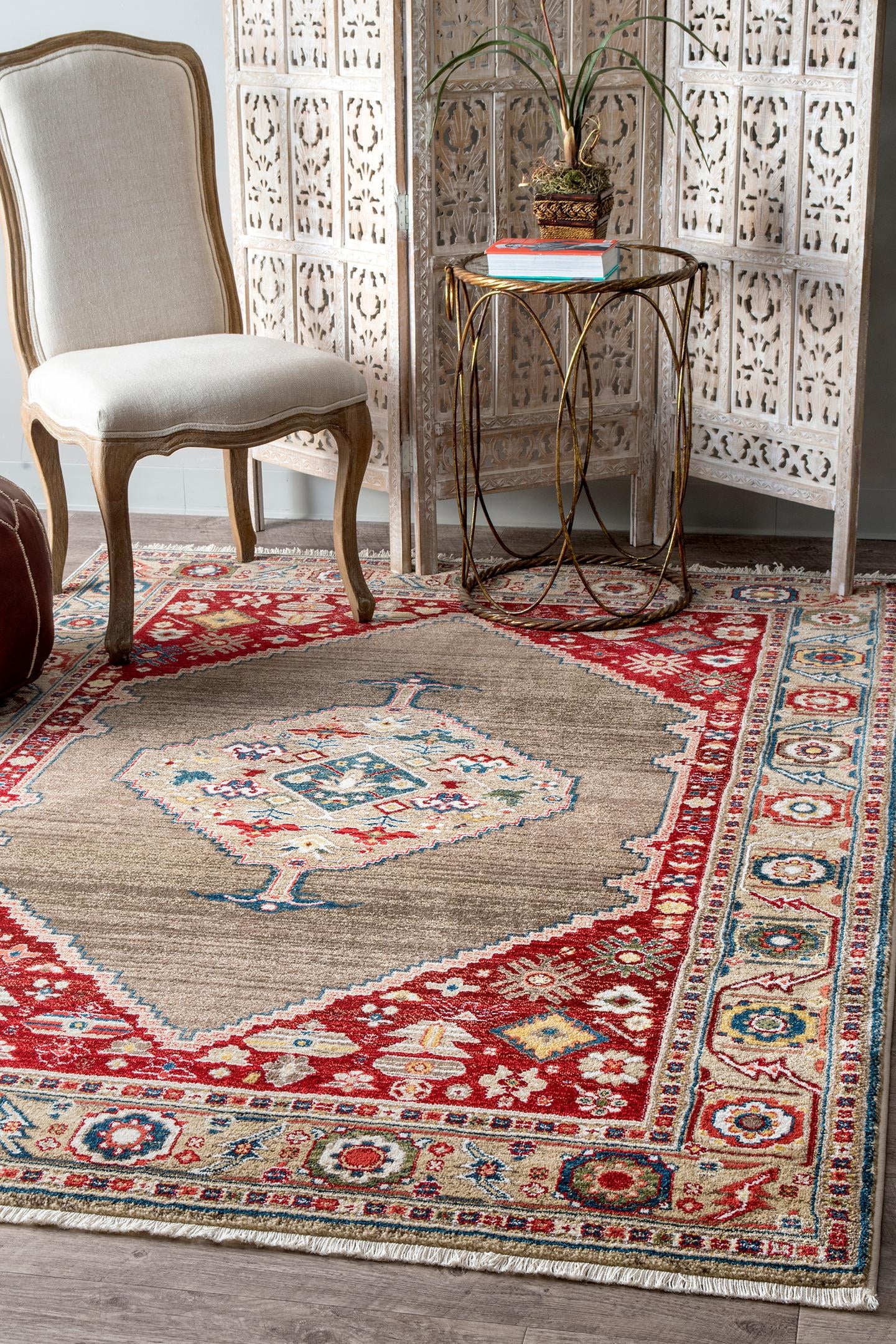 nuLOOM Murrell Medallion Fringe Area Rug or Runner - Walmart.com