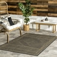 thumbnail image 1 of nuLOOM Myrna Geometric Indoor/Outdoor Area Rug, 8' x 10', Myrna Dark Grey, 1 of 7