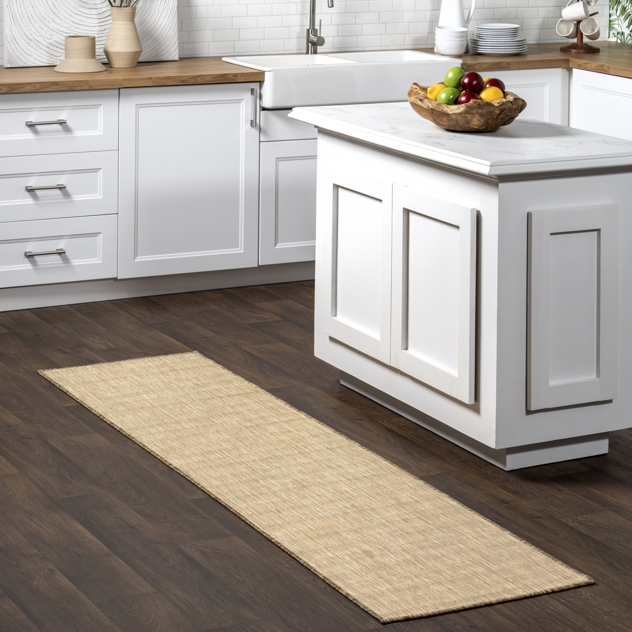 nuLOOM Nakia Transitional Indoor/Outdoor Area Rug, 2' x 8', Runner, Nakia Brown