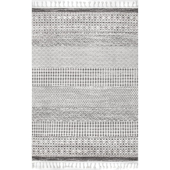nuLOOM Nazca Contemporary Banded Area Rug or Runner