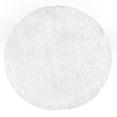 thumbnail image 1 of nuLOOM Neva Cozy Plush Shag With Tassels 6' 7" x 9' Oval Area Rug, Ivory, 1 of 9
