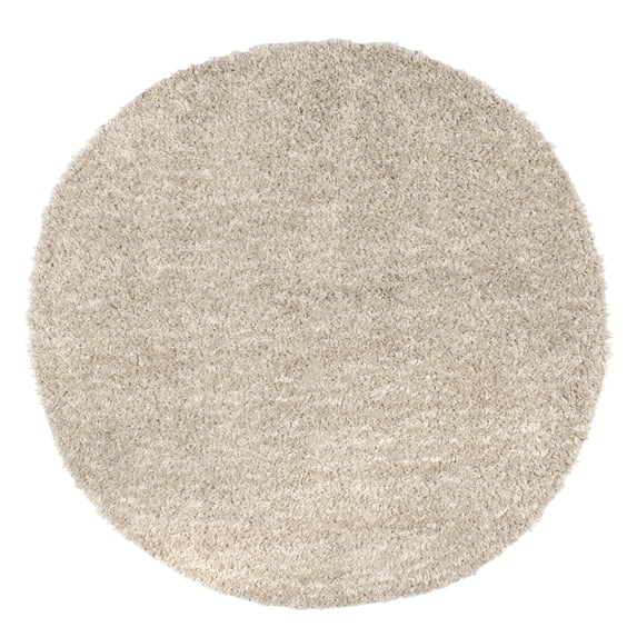 nuLOOM Neva Modern Tasseled Shag Beige 4' x 6' Modern Oval Rug