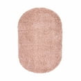 thumbnail image 1 of nuLOOM Neva Modern Tasseled Shag Blush 4' x 6' Modern Oval Rug, 1 of 6