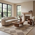 thumbnail image 1 of nuLOOM Nivora Tufted Diamond Area Rug, 7' 6" x 9' 6", Sand, 1 of 8