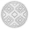 thumbnail image 1 of nuLOOM Noa Machine Washable Tribal Moroccan Area Rug, 6', White, 1 of 10