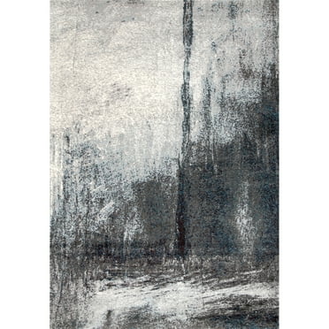 nuLOOM Noreen Abstract Area Rug, 4' 1" x 6', Gray