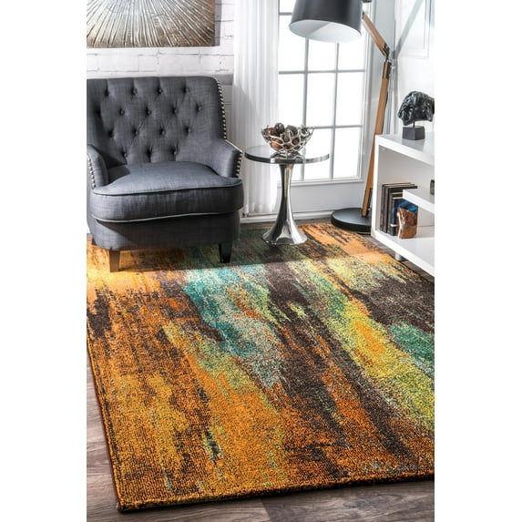 nuLOOM Norene Abstract Area Rug, 5' 3" x 7' 7", Multi