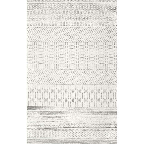 nuLOOM Nova Stripes Area Rug, 12' x 18', Gray