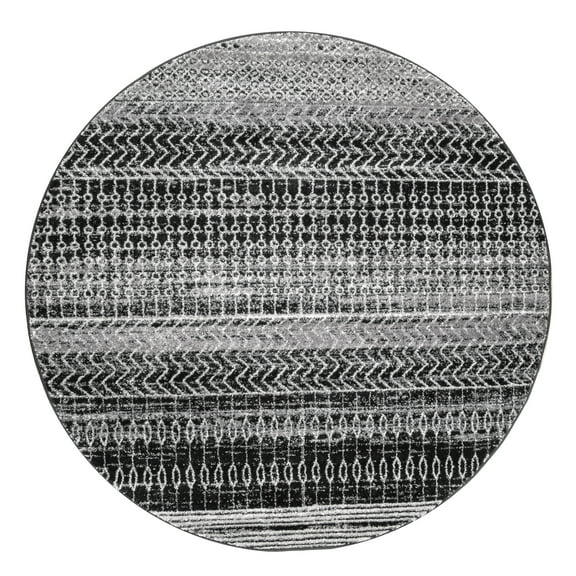 nuLOOM Nova Stripes Area Rug, 5', Dark Gray