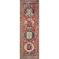 thumbnail image 1 of nuLOOM Novah Tribal Medallion Runner Rug, 2' 6" x 8', Rust, 1 of 2